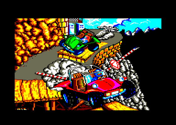 Wells & Fargo + Rock 'N Roller Screenshot 1 (Amstrad CPC464)