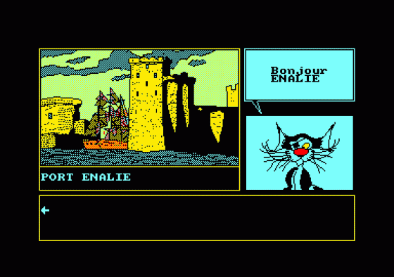 Le Passager Du Temps Screenshot 5 (Amstrad CPC464)