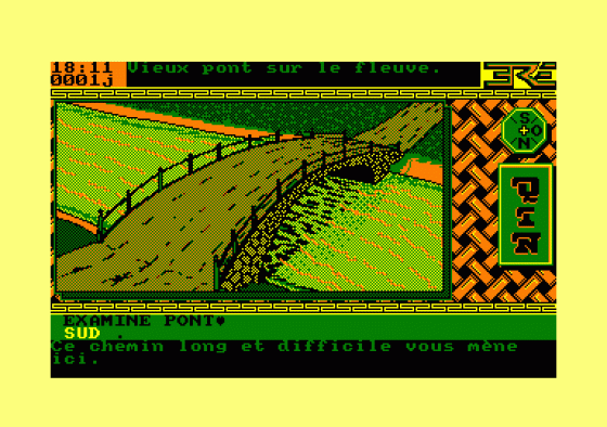 Qin L Enigme De L Armee De Pierre Screenshot 5 (Amstrad CPC464)