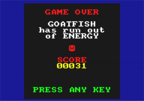 GoatFish Screenshot 15 (Amstrad CPC464)