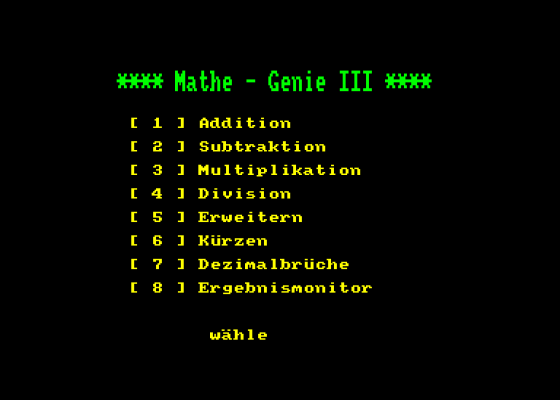 Mathe-Genie III