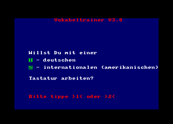 Vokabeltrainer v3.8