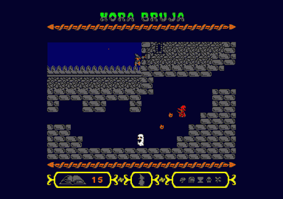 Hora Bruja Screenshot 5 (Amstrad CPC464)