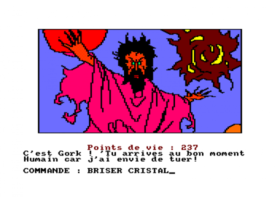 L'Antre De Gork Screenshot 5 (Amstrad CPC464)