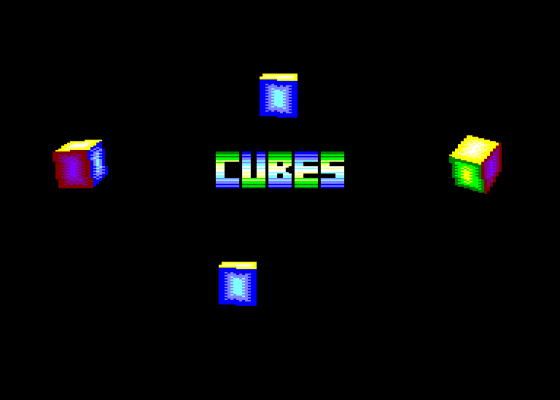 Geometric Demo Screenshot 5 (Amstrad CPC464)