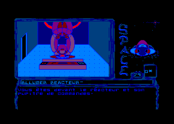 Space Screenshot 5 (Amstrad CPC464)