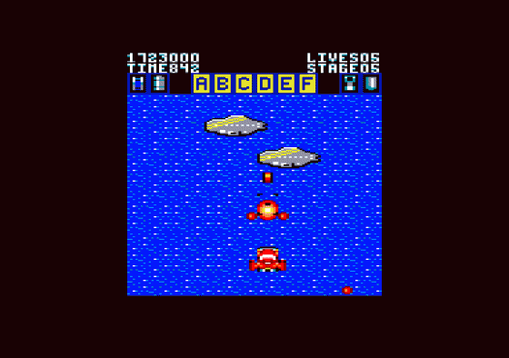 Action Fighter Screenshot 5 (Amstrad CPC464)