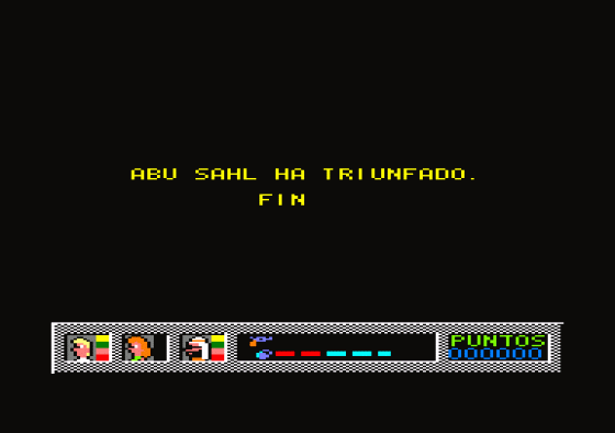 Mystery Of The Nile Screenshot 7 (Amstrad CPC464)