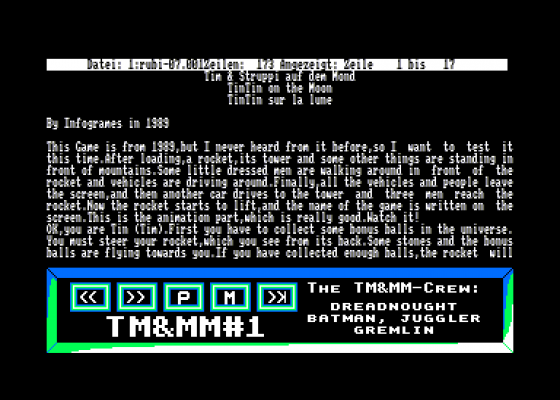 Tribal Mag 1 Screenshot 5 (Amstrad CPC464)