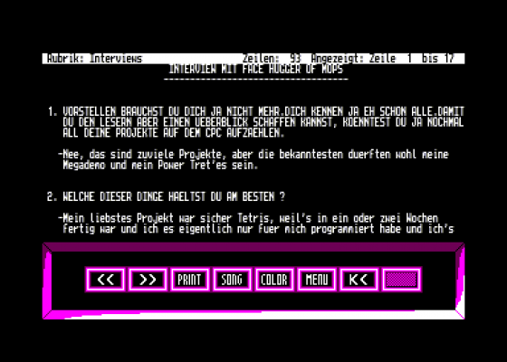 Tribal Mag 2 Screenshot 5 (Amstrad CPC464)