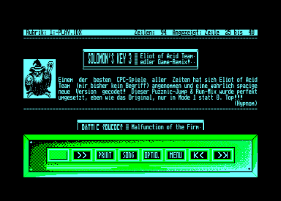 Tribal Mag 4 Screenshot 5 (Amstrad CPC464)