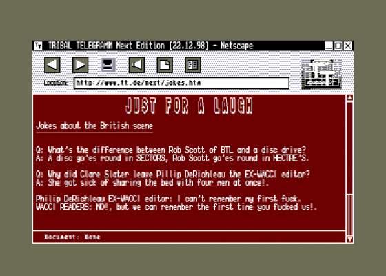 Tribal Telegramm - Next Edition Screenshot 5 (Amstrad CPC464)