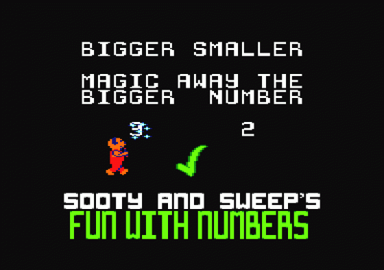 Sooty's Fun With Numbers Screenshot 7 (Amstrad CPC464)