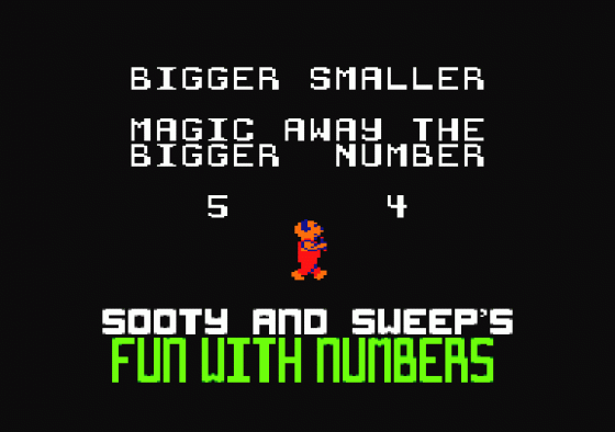 Sooty's Fun With Numbers Screenshot 12 (Amstrad CPC464)