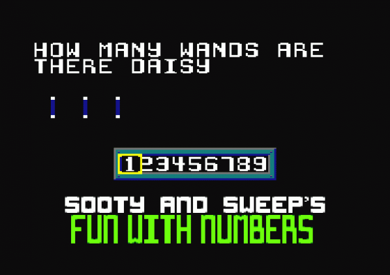 Sooty's Fun With Numbers Screenshot 16 (Amstrad CPC464)