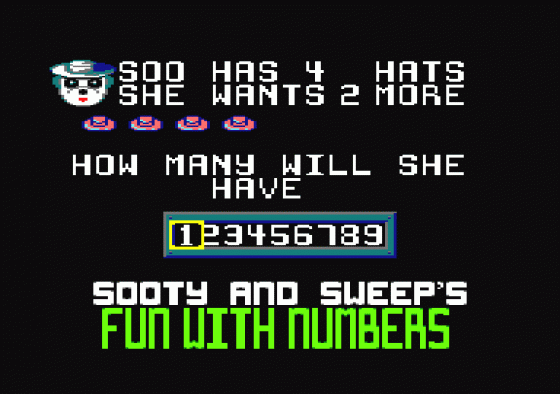 Sooty's Fun With Numbers Screenshot 17 (Amstrad CPC464)