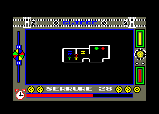 Gliece Security Screenshot 5 (Amstrad CPC464)