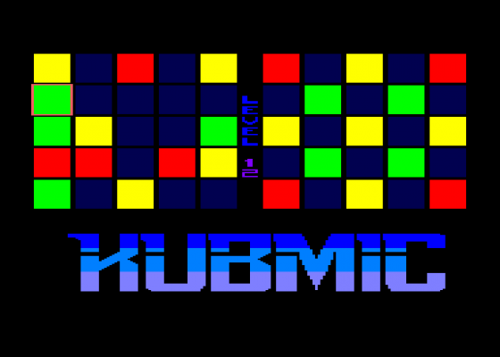 Kubmic Screenshot 5 (Amstrad CPC464)