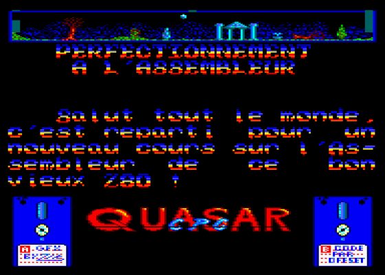 Quasar CPC 3 Screenshot 5 (Amstrad CPC464)