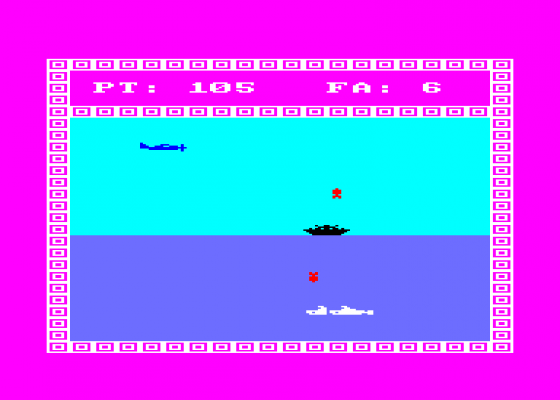 Bombas Screenshot 1 (Amstrad CPC464)