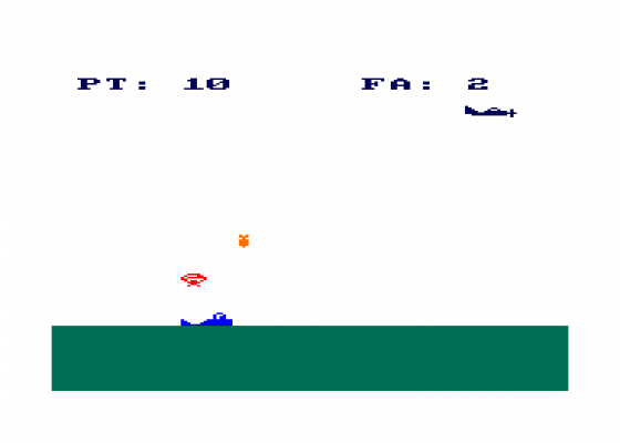 Paraca Screenshot 1 (Amstrad CPC464)