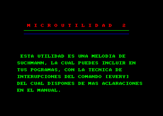 Audio Amstrad 2 Screenshot 5 (Amstrad CPC464)