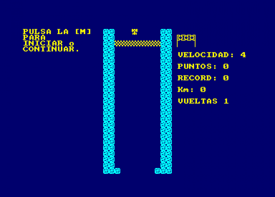 Turbo Amstrad 4 Screenshot 5 (Amstrad CPC464)