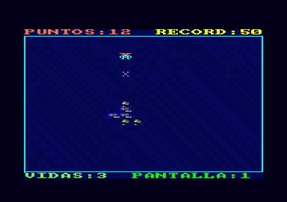 Sirenas Screenshot 1 (Amstrad CPC464)