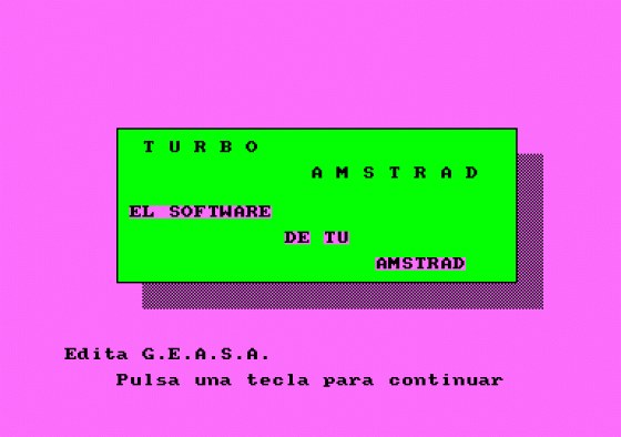 Turbo Amstrad 1