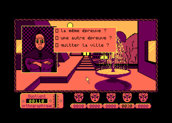 A La Conquete De L'Orthographe Ce1 - Ce2 Screenshot 5 (Amstrad CPC464)