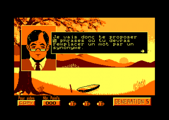 Les 4 Saisons De L'Ecrit 6eme - 3eme Screenshot 5 (Amstrad CPC464)