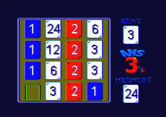 Amsthrees Screenshot 5 (Amstrad CPC464)