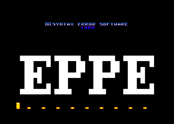 Demo E.P.P.E Screenshot 5 (Amstrad CPC464)