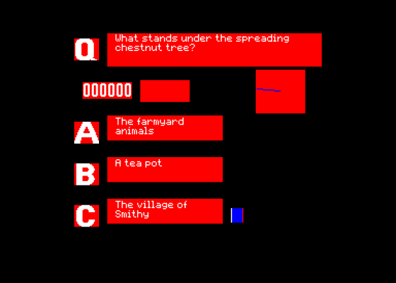 Trivia: The Ultimate Quest Screenshot 1 (Amstrad CPC464)