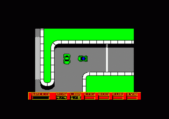 Super Cars Screenshot 5 (Amstrad CPC464)