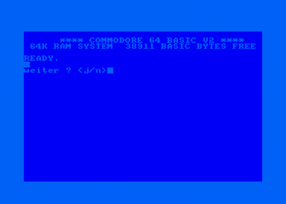 KTC 3 Screenshot 1 (Amstrad CPC464)