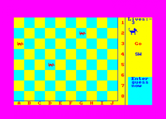 Hide The Rat Screenshot 1 (Amstrad CPC464)