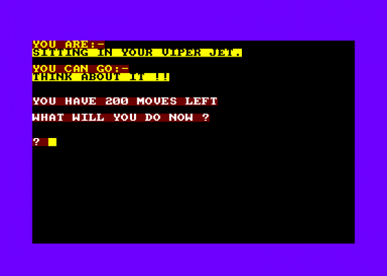 Return To Zarkon Screenshot 1 (Amstrad CPC464)