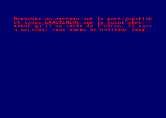 Deulignes 161 Screenshot 1 (Amstrad CPC464)