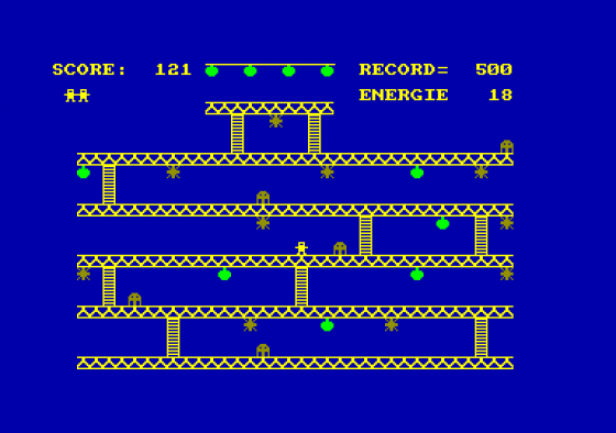 Escam Screenshot 1 (Amstrad CPC464)