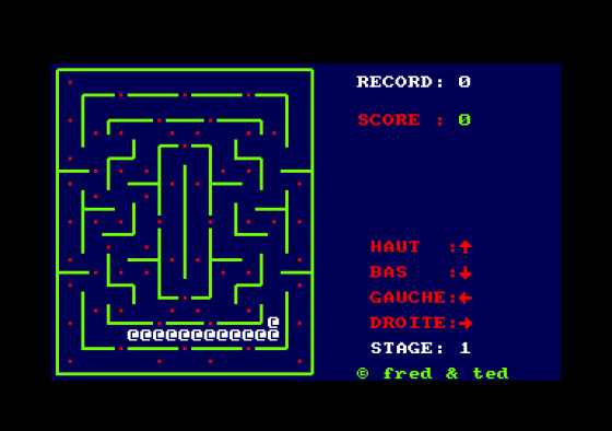 Meynaupede Screenshot 1 (Amstrad CPC464)