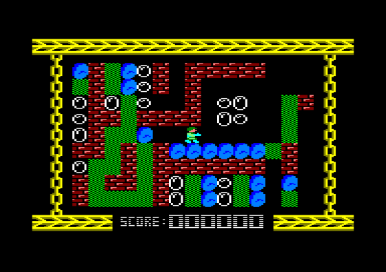 Rock Screenshot 1 (Amstrad CPC464)