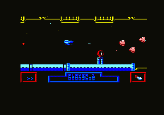 Zynaps Screenshot 5 (Amstrad CPC464)