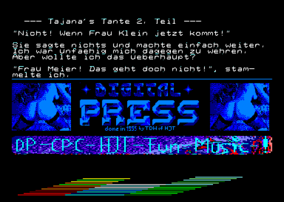 Digital Press Issue 2 Screenshot 5 (Amstrad CPC464)