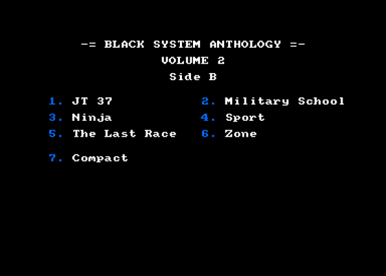 Black System Anthology Volume 2