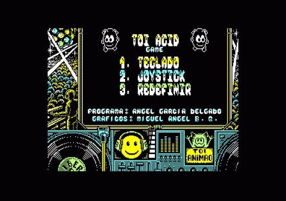 Toi Acid Game Screenshot 5 (Amstrad CPC464)