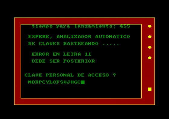 Apocalipsis New Screenshot 1 (Amstrad CPC464)