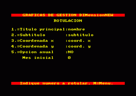 Graficas De Gestion Screenshot 5 (Amstrad CPC464)