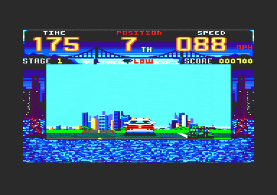 Cisco Heat Screenshot 8 (Amstrad CPC464)