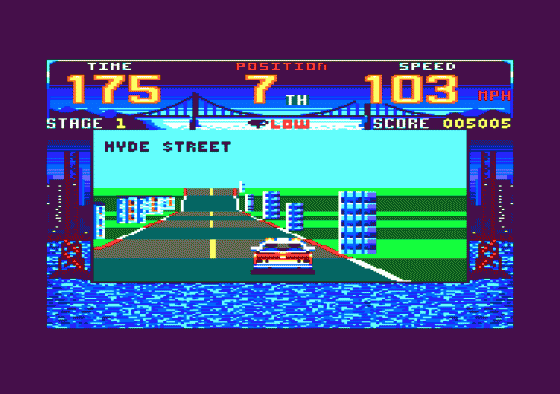 Cisco Heat Screenshot 12 (Amstrad CPC464)